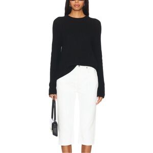 525 America- Black Ribbed Longsleeve Crewneck Sweater